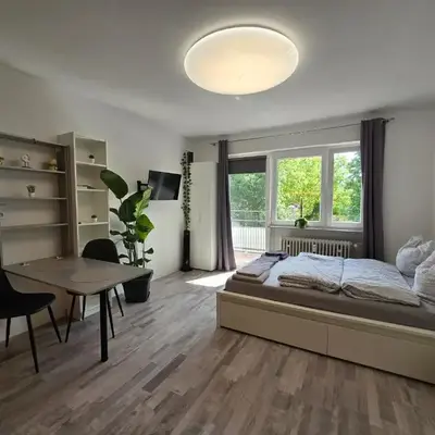 MsApartment Stylish wohnen in STUTTGART Self-Check-in zu jeder Zeit voll automatisiert