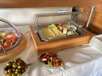 Essen im Hotel oder in der Nähe
