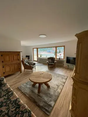 Ein Sitzbereich in der Unterkunft Apartment Panoramablick
