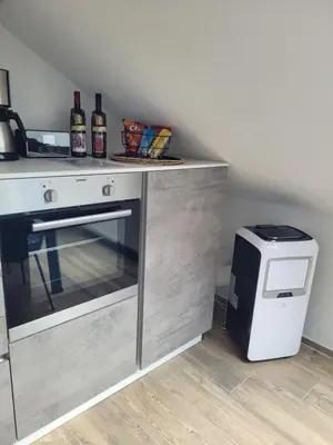 Küche/Küchenzeile in der Unterkunft Stengels Sekt Appartements