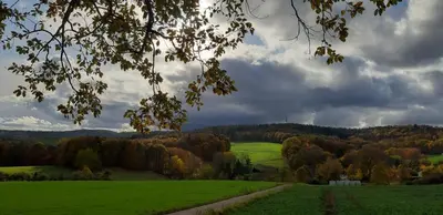 Naturlandschaft in der Nähe des Ferienhauses