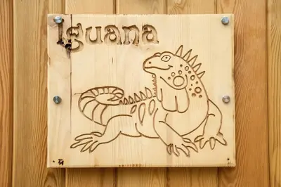 Grundriss der Unterkunft Iguana - Das Tiny Haus am Reptilienzoo Reptilium