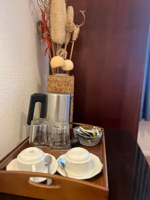 Kaffee-/Teezubehör in der Unterkunft Central Hotel
