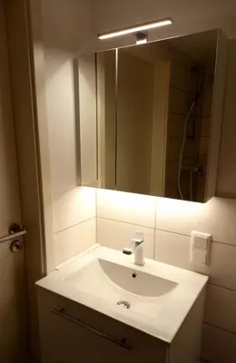 Ein Badezimmer in der Unterkunft Mümling-Apartment 1