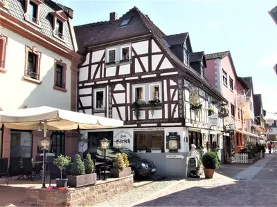 Das Gebäude in dem sich das Privatzimmer befindet