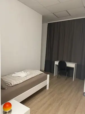 Ein Bett oder Betten in einem Zimmer der Unterkunft Recreo Pension Untereisesheim
