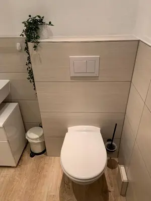 Ein Badezimmer in der Unterkunft Ferienwohnung Birka
