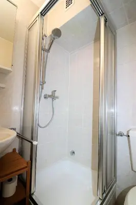 Ein Badezimmer in der Unterkunft Kupferberg - helles und gemütliches Appartement in Uninähe