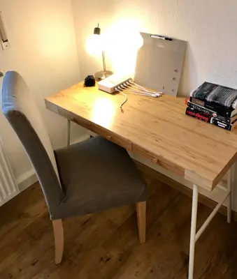 Grundriss der Unterkunft Homy 1BR plus Sofabed Business Apart - Near BASF - Super fast Wifi - Free Parking