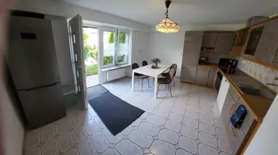 Küche/Küchenzeile in der Unterkunft Ferienwohnung Hemsbach an der Bergstraße