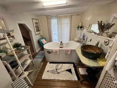 Ein Badezimmer in der Unterkunft Landhaus - Villa Nisa 1895