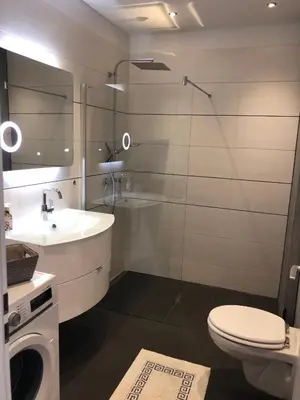 Ein Badezimmer in der Unterkunft Philosophen und Neckarblick Apartment