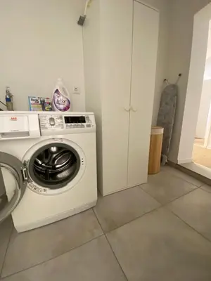 Küche/Küchenzeile in der Unterkunft ☆FEWO ALTES KINO - MODERN - QUIET - 65M² - TV - NETFLIX - WLAN☆