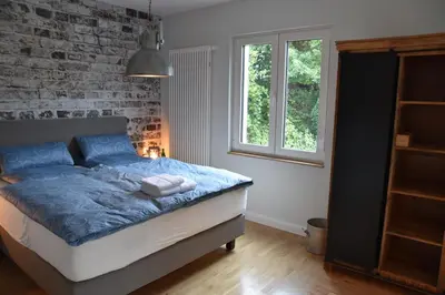 Ein Bett oder Betten in einem Zimmer der Unterkunft Annettes Pfalz