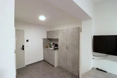 Küche/Küchenzeile in der Unterkunft Boardinghouse - Alte Mühle