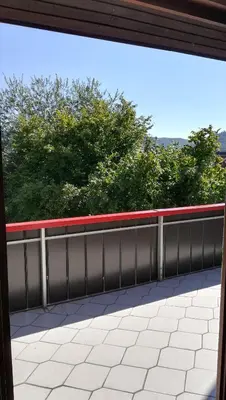 Ein Balkon oder eine Terrasse in der Unterkunft Ferienwohnung Fröhlich