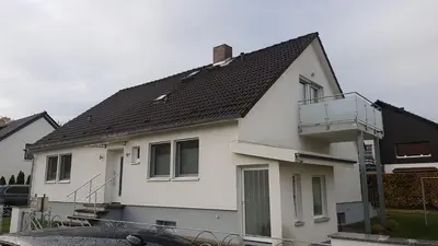 Das Gebäude in dem sich die Ferienwohnung befindet