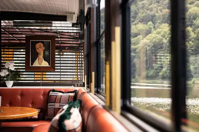 Ein Sitzbereich in der Unterkunft House of Hütter- Heidelberg Suites Boutique