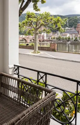 Ein Balkon oder eine Terrasse in der Unterkunft House of Hütter- Heidelberg Suites Boutique
