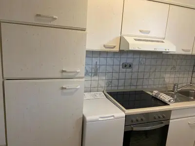 Küche/Küchenzeile in der Unterkunft Nahe an der City für Monteure und für Urlauber
