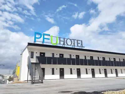 Das Gebäude in dem sich das Hotel befindet