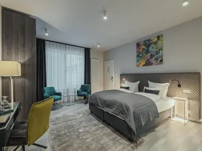Ein Bett oder Betten in einem Zimmer der Unterkunft BS Boutique Hotel