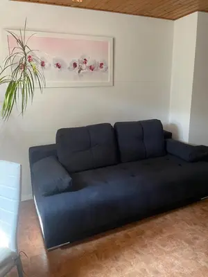 Ein Sitzbereich in der Unterkunft Ferienwohnung Juco