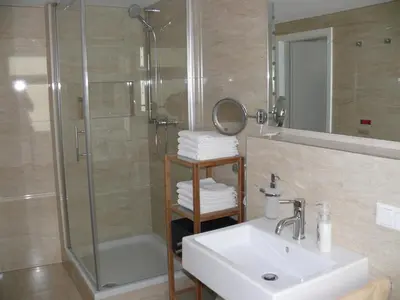 Ein Badezimmer in der Unterkunft Ferienwohnung Speyer
