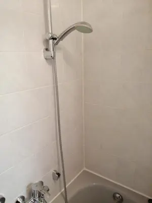 Ein Badezimmer in der Unterkunft apartment Lampertheim