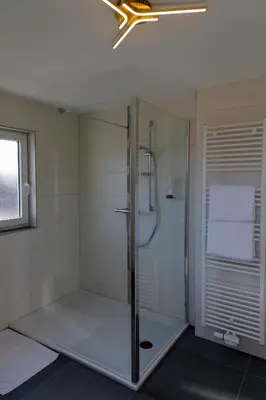 Ein Badezimmer in der Unterkunft Hotel Brasserie Chaussee