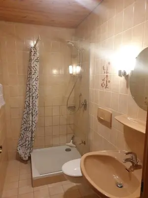 Ein Badezimmer in der Unterkunft Landhaus Bad Rotenfels - Zion