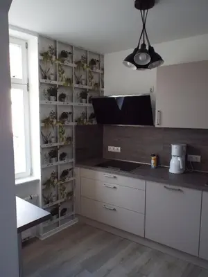 Küche/Küchenzeile in der Unterkunft Ferienwohnung Mittendrin mit Parkplatz