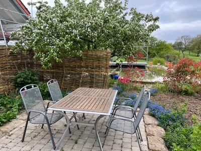 Ein Garten an der Unterkunft The view - Helfenberg