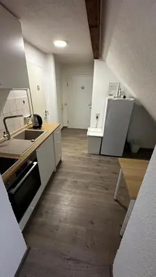 Küche/Küchenzeile in der Unterkunft Mulinhouse Lingenfeld