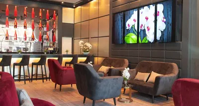 Ein Sitzbereich in der Unterkunft PLAZA Premium Heidelberg