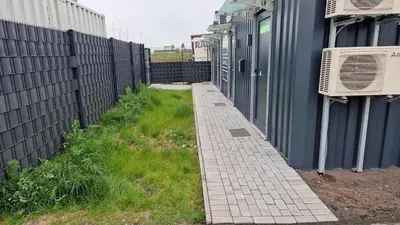 Das Gebäude in dem sich das Motel befindet