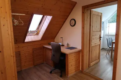 Grundriss der Unterkunft Kleine, gemütliche Dachgeschosswohnung