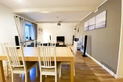 TV/Unterhaltungsangebot in der Unterkunft Work & Stay House