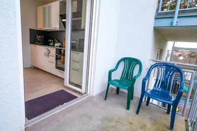 Küche/Küchenzeile in der Unterkunft Maisonette 2