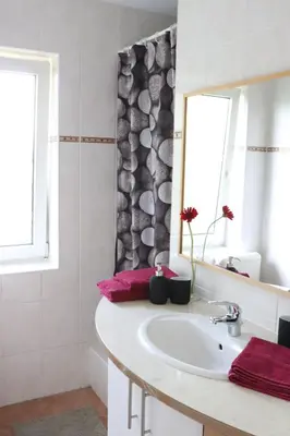 Ein Badezimmer in der Unterkunft Gutenberg - helle und geräumige Wohnung in Uninähe