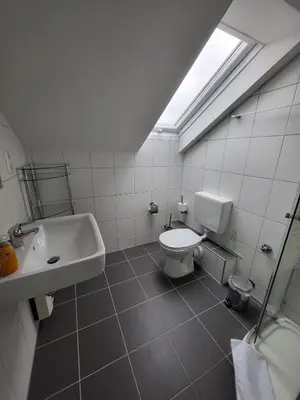 Ein Badezimmer in der Unterkunft Appart Hotel Roßdorf