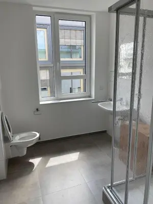 Ein Badezimmer in der Unterkunft Hotel-an-den-Planken