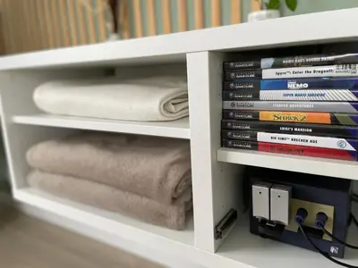 Die Bibliothek in der Ferienwohnung