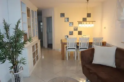 Ein Sitzbereich in der Unterkunft Lilli`s Ferienwohnung