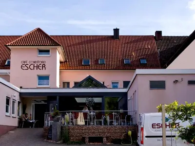 Das Gebäude in dem sich die Pension befindet