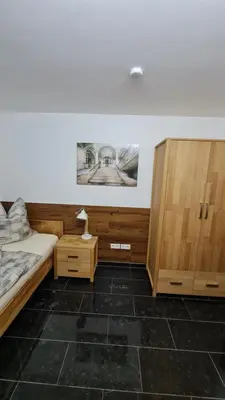 Ein Bett oder Betten in einem Zimmer der Unterkunft Handwerkerwohnung-Monteurunterkunft