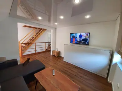 TV/Unterhaltungsangebot in der Unterkunft Monteurwohnung - Handwerkerwohnung