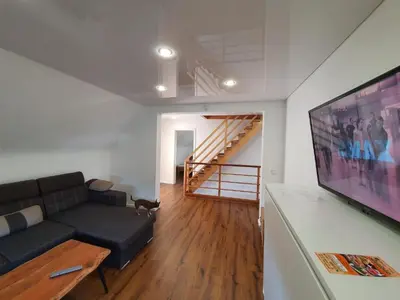 TV/Unterhaltungsangebot in der Unterkunft Monteurwohnung - Handwerkerwohnung