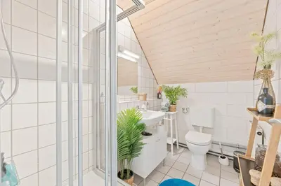 Ein Badezimmer in der Unterkunft Perouser Wohlfühloase