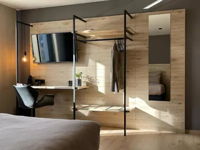 Ein Bett oder Betten in einem Zimmer der Unterkunft Apartment34